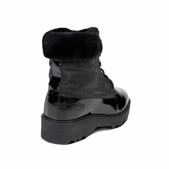 NEW CLOUD NINE ladies brooke boot with sheepskin in black - Picture 3 of 6